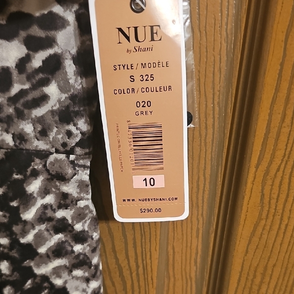 Nue by Shani One Shoulder Animal Print Dress - Picture 2 of 11